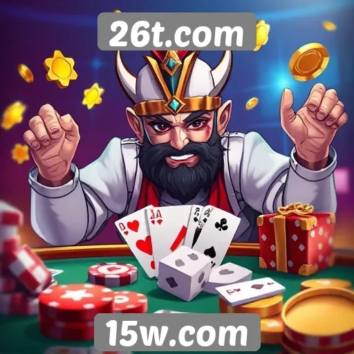 Exclusividades em torneios online no 26t.com